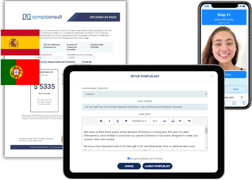 Display of features on different devices and langugages